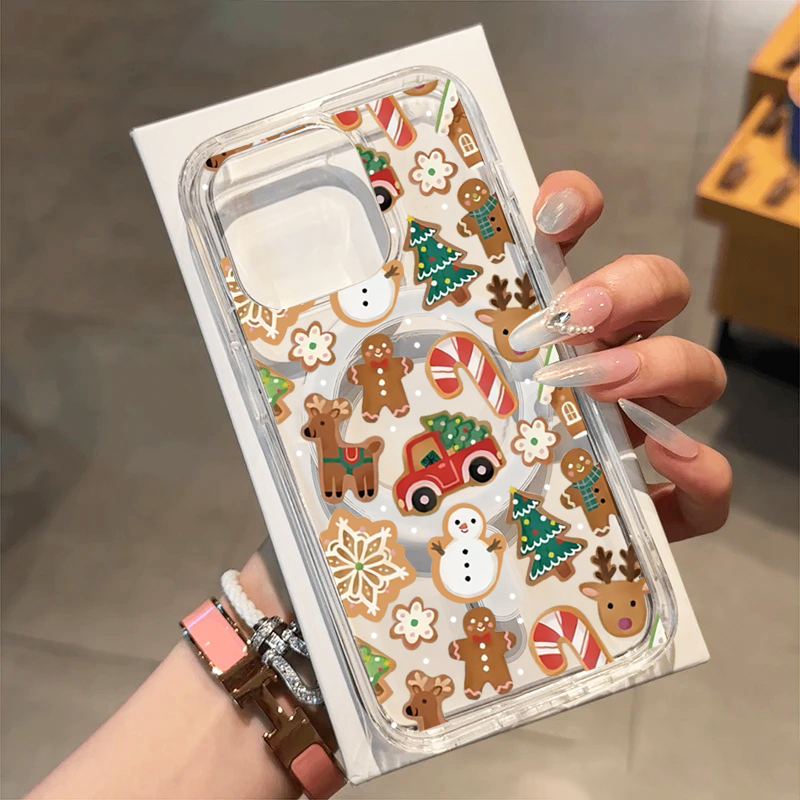 Magnetic Cute Snowman Stick Tr - огляд і ціна Phone Cases Iphone 13