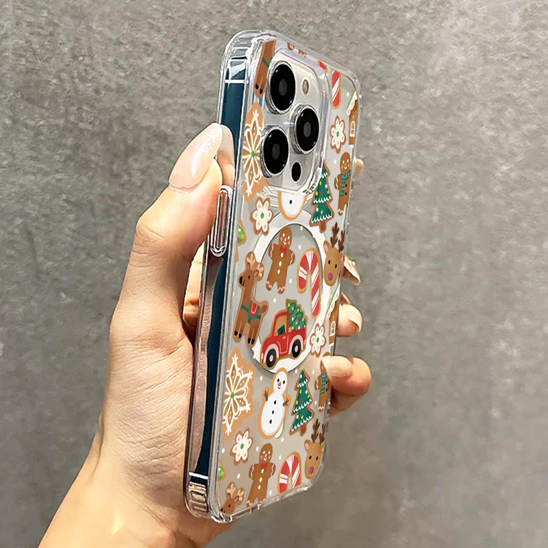 Magnetic Cute Snowman Stick Tr - огляд і ціна Phone Cases Iphone 13