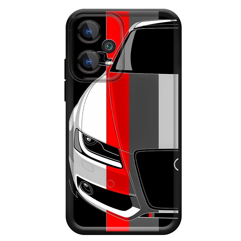 Red and White Car Pattern Soft - огляд і ціна Phone Cases Xiaomi 15