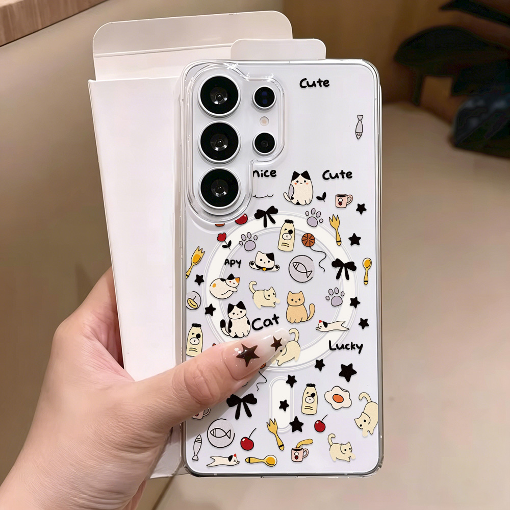 Cute Cat Magnetic Phone Case F - огляд і ціна Phone Cases Galaxy A16 5G